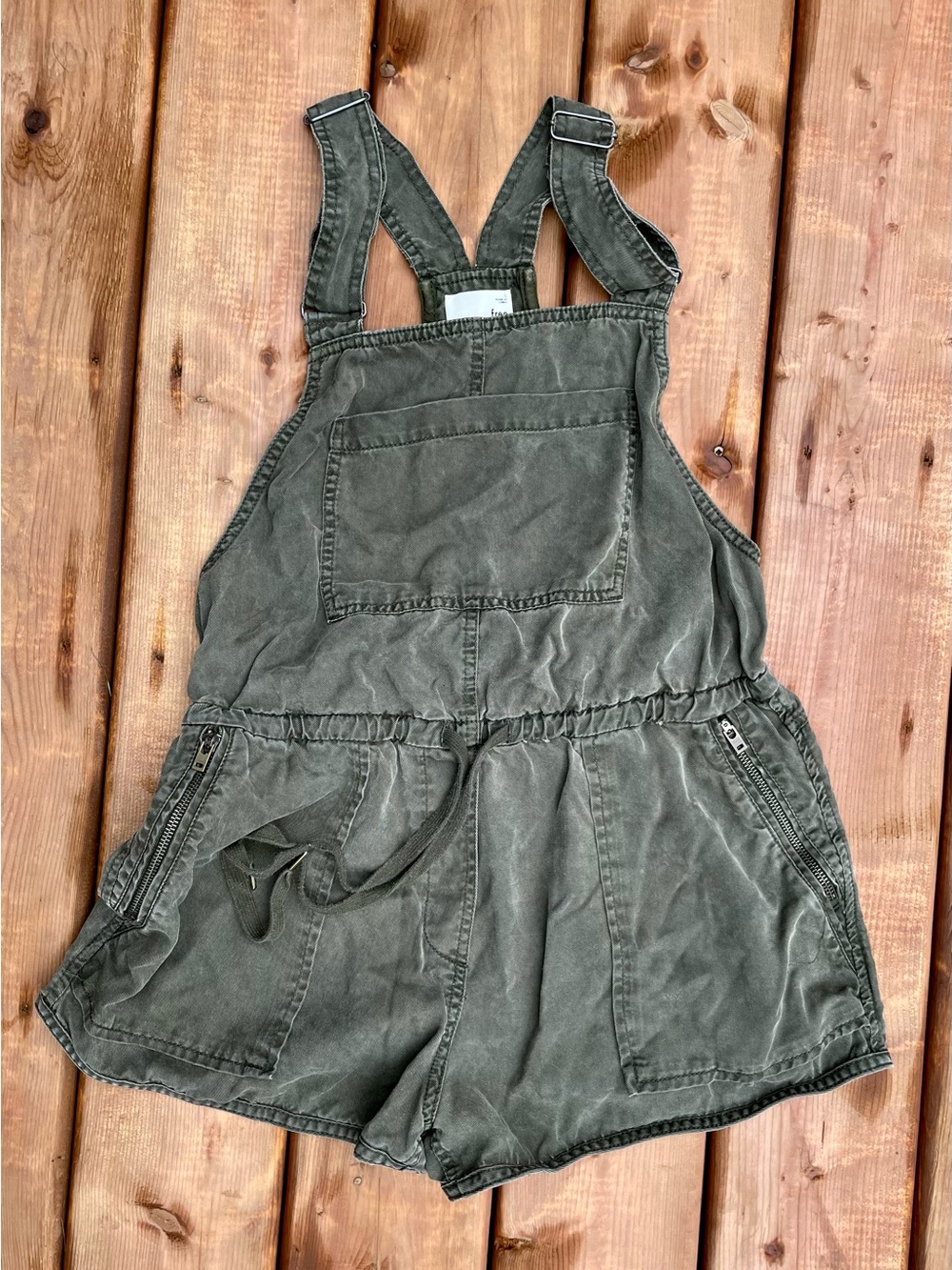 Wilfred Free Beatriz Romper/Overalls, Army Green, Size Sml